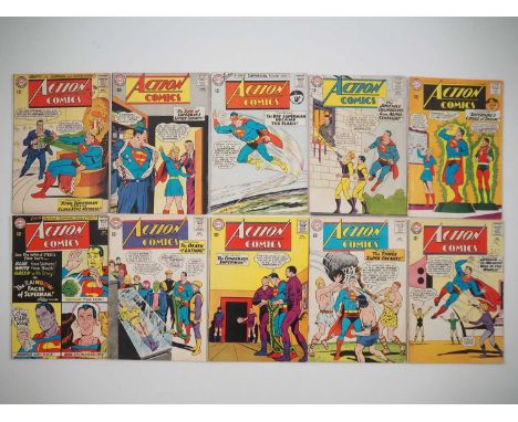 ACTION COMICS #312, 313, 314, 315, 316, 317, 318, 319, 320, 321 (10 in Lot) - (1964/1965 - DC) - Includes the first appearanc