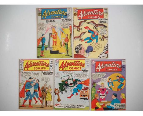 ADVENTURE COMICS #302, 303, 304, 306, 307 (5 in Lot) - (1962/1963 - DC) - Death of Lightning Lad, first team appearance of Le