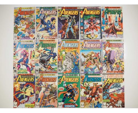 AVENGERS #182, 184 - 187, 189 - 196, 198, 199 (15 in Lot) - (1979/1980 - MARVEL - US Price Variant) - Includes the origin of 