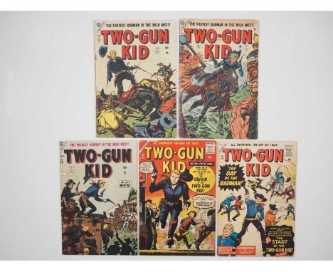TWO-GUN KID #11, 15, 16, 41, 48 (5 in Lot) - (1953/1959 - ATLAS) Includes cover art by Syd Shores, Chuck Miller, Joe Maneely 