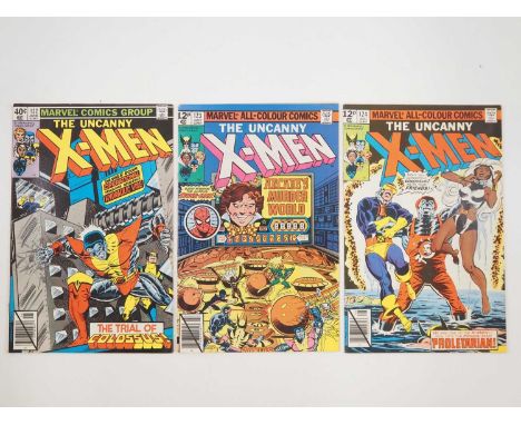 UNCANNY X-MEN #122, 123, 124 - (3 in Lot) - (1979 - MARVEL - US Price &amp; UK Price Variant) - Includes First appearance of 