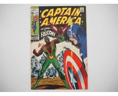 CAPTAIN AMERICA #117 (1969 - MARVEL) - First appearance and origin of the Falcon, the first African-American superhero in mai