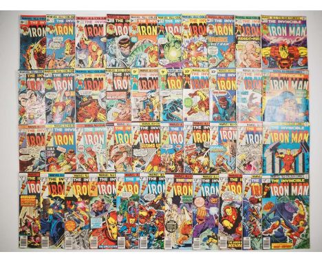 IRON MAN #71 to 111 (41 in Lot) - (1974/1978 - MARVEL - UK Price Variant) - Includes the origin of Black Lama, the debut of I