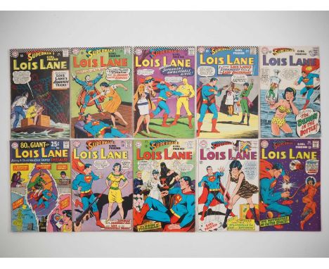 SUPERMAN'S GIRLFRIEND: LOIS LANE #72, 73, 74, 75, 76, 77, 78, 79, 80, 81 (10 in Lot) - (1967/1968 - DC) - Includes the first 