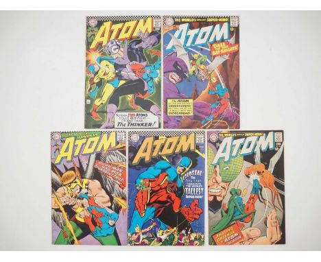 ATOM #29, 30, 31, 32, 33 (5 in Lot) - (1966/1967 - DC) - Includes the first solo appearance of the Golden Age Atom in the Sil