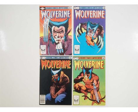 WOLVERINE #1, 2, 3, 4 - (4 in Lot) - (1982 - MARVEL) - Complete Four Issue Limited Series + Wolverine's first solo title - Fr