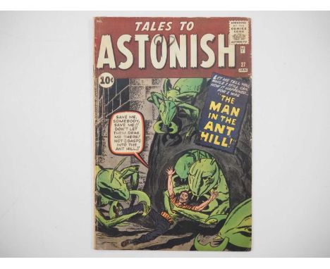 TALES TO ASTONISH #27 (1962 - MARVEL) - First appearance of Ant-Man (Henry Pym) + Currently #12 on Overstreet's list of Most 