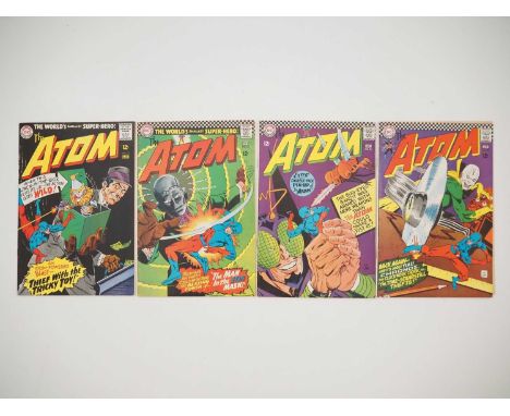 ATOM #23, 25, 26, 28 (4 in Lot) - (1966 - DC) - Great Gil Kane covers and interior art + includes the first appearance of Bug