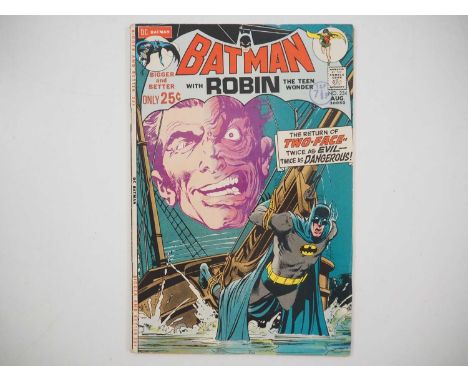 BATMAN #234 - (1971 - DC - UK Cover Price) - First Silver Age appearance and new story featuring Two-Face since the creation 