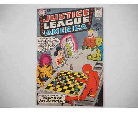 JUSTICE LEAGUE OF AMERICA #1 - (1960 - DC) - A key Silver Age issue - origin and first appearance of the super-villain Desper