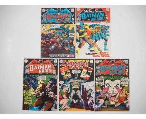 DETECTIVE COMICS #384, 385, 386, 387, 388 (5 in Lot) - (1969 - DC) - Includes the 30th anniversary of Batman's introduction w