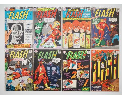 FLASH #167, 168, 169, 170, 171, 172, 173, 174 (8 in Lot) - (1967 - DC) - Origin of the Flash retold + First appearance of The