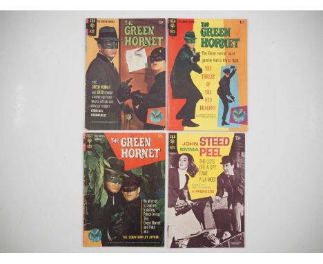 GREEN HORNET #1, 2, 3 + JOHN STEED/EMMA PEEL #1 (4 in Lot) - (1966/1968 - GOLD KEY) - Includes the premiere issue of the firs