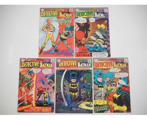 DETECTIVE COMICS #358, 360, 361, 362, 363 (5 in Lot) - (1966/1967 - DC) - Includes the first appearance of Spellbinder + the 