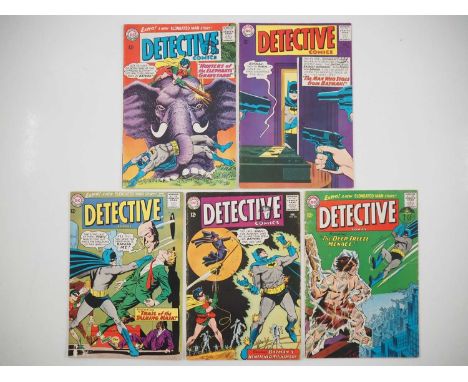 DETECTIVE COMICS #333, 334, 335, 336, 337 (5 in Lot) - (1964/1965 - DC) - Includes the first cameo appearance of Outsider wit