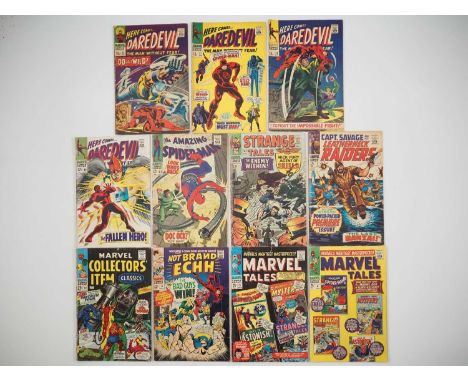 MARVEL SILVER AGE LOT (11 in Lot) - (MARVEL - US &amp; UK Price Variants) - Includes DAREDEVIL #23, 27, 32, 40 + AMAZING SPID