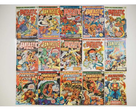 FANTASTIC FOUR #150 to 164 (15 in Lot) - (1974/1975 - MARVEL - US &amp; UK Price Variant) - Includes the marriage of Quicksil