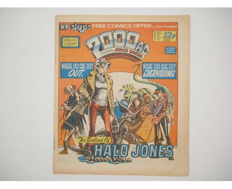 2000 AD PROG #376 - (1984 - IPC) - The first appearance of Halo Jones - Flat/Unfolded - a photographic condition report is av