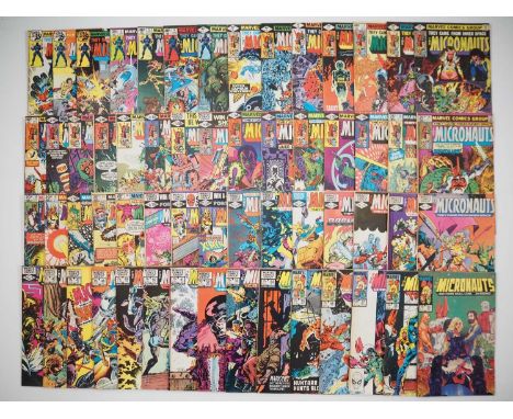 MICRONAUTS #1 to 59 (59 in Lot) - (1979/1984 - MARVEL - US &amp; UK Price Variant) - Full complete run from #1 to 59 - Includ