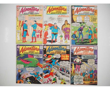 ADVENTURE COMICS #329, 330, 331, 332, 333, 334 (6 in Lot) - (1965 - DC) - Includes the first team appearance of Bizarro Legio