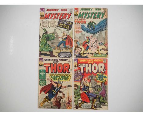 JOURNEY INTO MYSTERY #96, 101, 104, 106 (4 in Lot) - (1963/1964 - MARVEL US &amp; UK Price Variant) - Includes the first appe