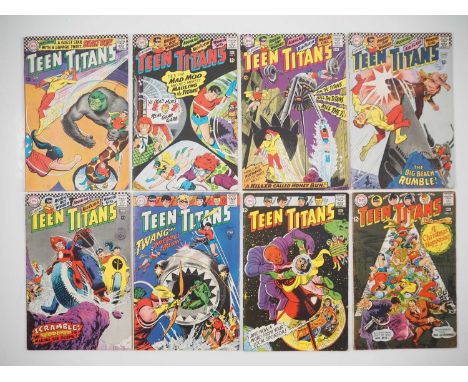 TEEN TITANS #6, 7, 8, 9, 10, 11, 12, 13 (8 in Lot) - (1966/1968 - DC) - Includes the first meeting of the Teen Titans and Bea