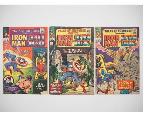 TALES OF SUSPENSE #68, 70, 72 (3 in Lot) - (1965 - MARVEL - UK Price Variant) - Appearances by Count Nefaria, Red Skull, The 