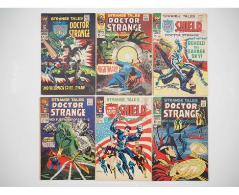 STRANGE TALES #163, 164, 165, 166, 167, 168 (6 in Lot) - (1967/1968 - MARVEL) - Includes the first cover appearance of Contes