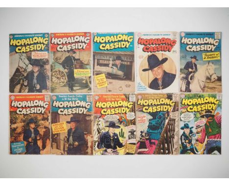 HOPALONG CASSIDY #86, 87, 92, 99, 100, 103, 108, 111, 114, 125 (10 in Lot) - (1954/1957 - DC) - Includes the first issue publ