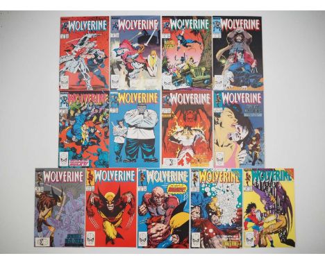 WOLVERINE #2, 3, 5, 6, 7, 8, 13, 15, 16, 17, 18, 19, 20 (13 in Lot) - (1988/1990 - MARVEL) - Includes the first artwork on Wo