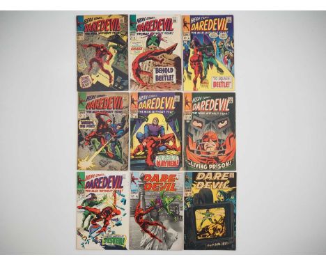 DAREDEVIL #31, 33, 34, 35, 36, 38, 42, 45, 46 (9 in Lot) - (1967/1968 - MARVEL - US &amp; UK Price Variant) - Includes the fi