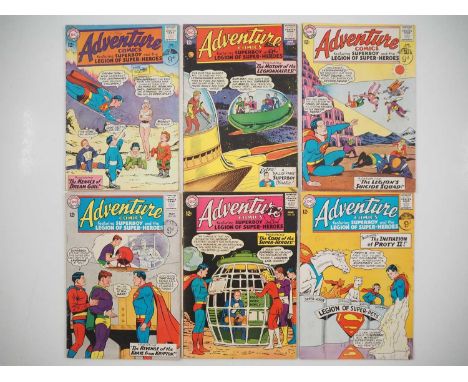 ADVENTURE COMICS #317, 318, 319, 320, 321, 322 (6 in Lot) - (1964 - DC) - Includes the first appearance of Dream Girl &amp; f