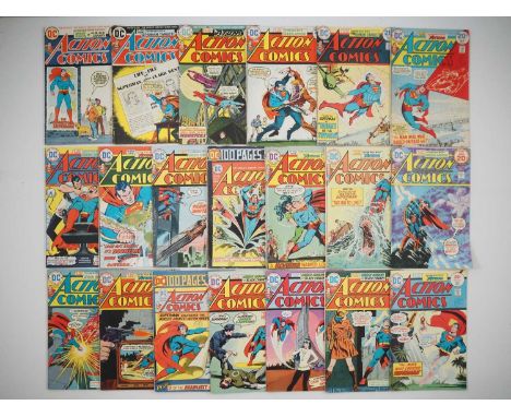 ACTION COMICS #428 to 447 (20 in Lot) - (1973/1975 - DC) - Includes the first appearance of Toyman + the first artwork on Gre