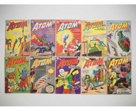 ATOM #4, 6, 8, 9, 10, 11, 12, 13, 14, 29 (10 in Lot) - (1963/1967 - DC) - Includes the first solo appearance of the Golden Ag