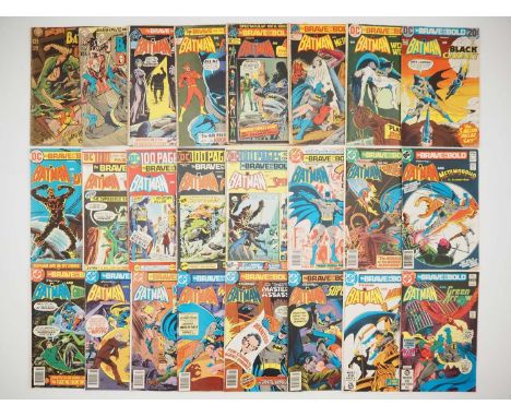 BRAVE AND THE BOLD #80, 86, 99, 100, 101, 105, 107, 109, 112-114, 116, 150, 153-160, 170, 185 (24 in Lot) - (1968/1982 - DC) 