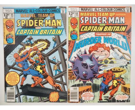 MARVEL TEAM-UP #65 &amp; 66 - (2 in Lot) - (1978 - MARVEL - UK Price Variant) - Includes First &amp; Second US comic book app