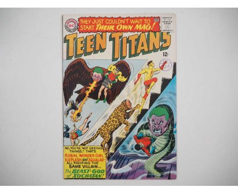 TEEN TITANS #1 - (1966 - DC) First issue of solo title - Teen Titans join the Peace Corps + Batman, Flash, Wonder Woman, Aqua