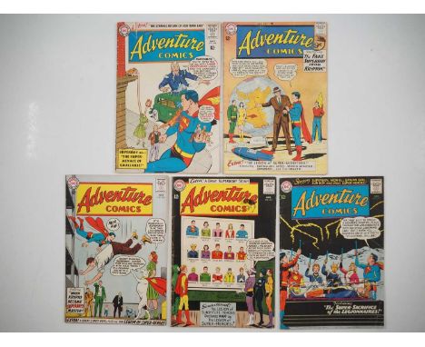 ADVENTURE COMICS #308, 309, 310, 311, 312 (5 in Lot) - (1963 - DC) - Includes the first team appearance of the Legion of Supe