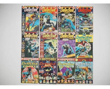 DETECTIVE COMICS #430, 431, 432, 433, 434, 435, 436, 437, 438, 439, 440, 441 (12 in Lot) - (1972/1974 - DC) - Includes the re