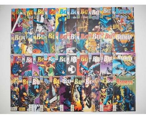 BATMAN #472 to 510 (41 in Lot) - (1991/1994 - DC) - Includes the second appearance of Bane + Bane breaking Batman's back + th