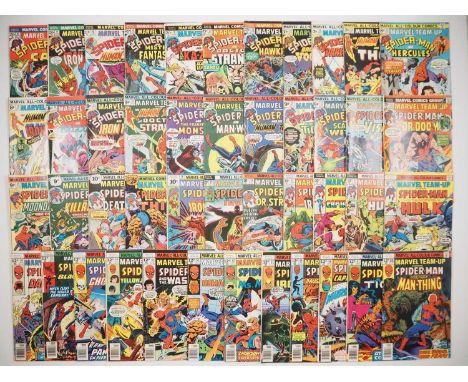 MARVEL TEAM-UP #8, 9, 10, 17, 19, 21, 22, 24 to 26, 28 to 31, 35 to 37, 39 to 54, 56 to 64, 66 to 68 (45 in Lot) - (1973/1978