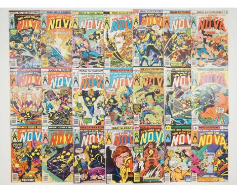 NOVA #1, 3, 4, 5, 6, 7, 8, 9, 10, 13, 14, 15, 16, 17, 18, 19, 20, 21, 22, 23, 24 (21 in Lot) - (1976/1979 - MARVEL - US &amp;
