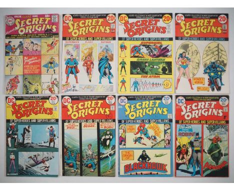 DC SECRET ORIGINS LOT (8 in Lot) - Includes SECRET ORIGINS SPECIAL #1 (1961) + SECRET ORIGINS #1, 2, 3, 4, 5, 6, 7 (1973/1974