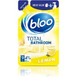 Pallet To Contain 1,152 x New 250ml Bloo Total Bathroom Refill Lemon. RRP £5.99 each, total pallet