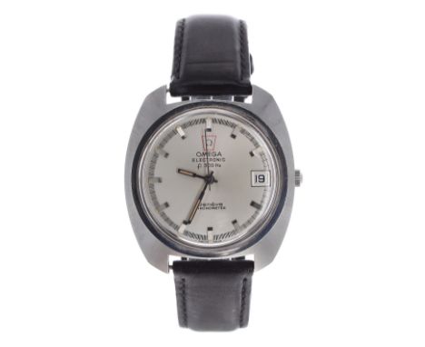 Omega Electronic f300Hz Chronometer Genéve stainless steel gentleman's wristwatch, ref. 198.030, circa 1972, serial no. 34625