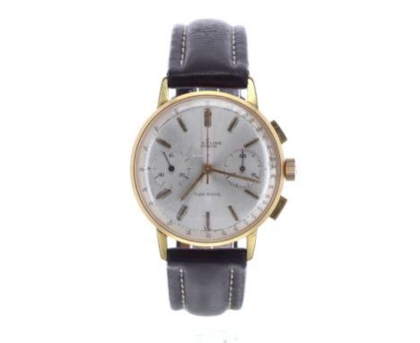 Breitling Geneve Top Time chronograph gold plated and stainless steel gentleman's wristwatch, ref. 2003, circa 1966, serial n