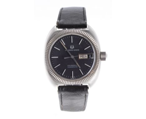 Universal Genéve Unisonic Chronometer stainless steel gentleman's wristwatch, ref. 853104/06, circa 1970s, serial no. 2'731'2