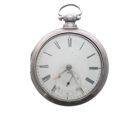 Silver fusee detached lever pair cased pocket watch, Chester 1802, the movement signed Geo, Forrester &amp; Co, Liverpool, no