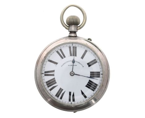 Russell's 'Machine Made Keyless Lever' silver pocket watch, Chester 1880, the movement inscribed 'Russell's Machine Made Keyl