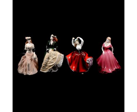 Thirteen figurines by Royal Worcester and Coalport, includingRoyal Worcester - Joanne, Knightsbridge, Caroline, Hannah, Chris